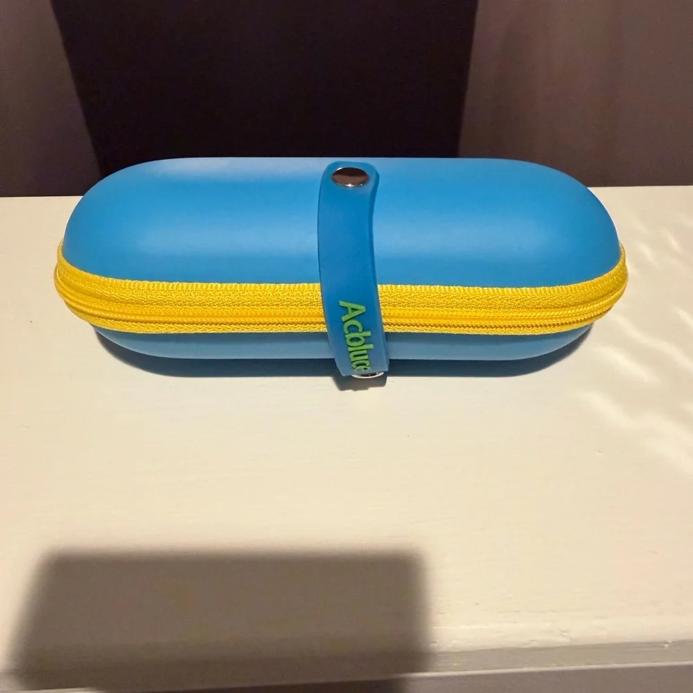 Kids Black and Blue Sunglasses with case